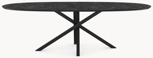 Melamine eettafel - Deens Rond - Matrix Twist - detail foto 3 | Industrial Home