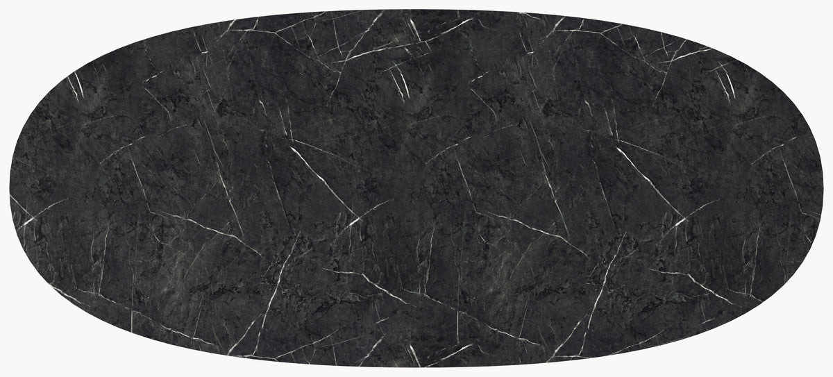 Melamine eettafel - Deens Rond - Matrix Twist - detail foto 4 | Industrial Home