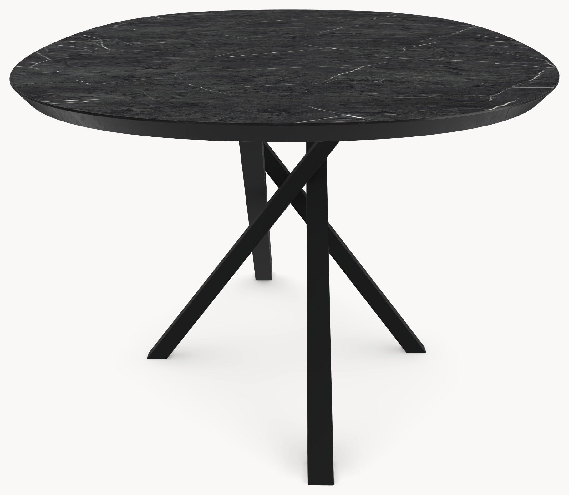 Melamine eettafel - Deens Rond - Matrix Twist
