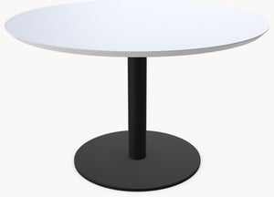 HPL eettafel Frozen Blue - Rond - Sol D10 metaal - detail foto 2 | Industrial Home