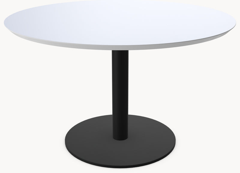 HPL eettafel Frozen Blue - Rond - Sol D10 metaal - detail foto 2 | Industrial Home