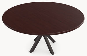 Eiken massief eettafel - Rond - Matrix sfeerbeeld 3 - Industrial Home