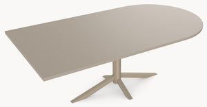 HPL Chromix Concrete Silver eettafel - Recht Rond - Quattro sfeerbeeld 3 - Industrial Home