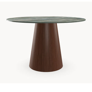 Keramiek Royal Peacock eettafel - Rond - Cone onde