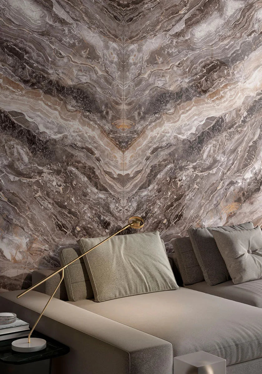 Keramiek eettafel Orobico Luxe - Organisch B - Matrix Metaal sfeerbeeld 8 - Industrial Home