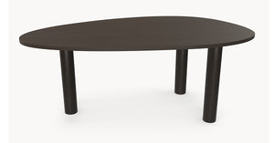 Melamine eettafel Dark Brown - Kiezel A - 3 Pole e