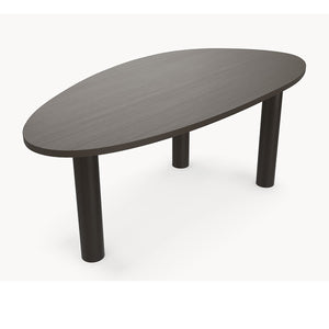 Melamine eettafel Dark Brown - Kiezel A - 3 Pole e