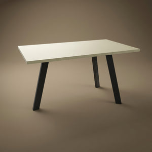 Melamine eettafel Lichen Green - Recht - Trias onderstel