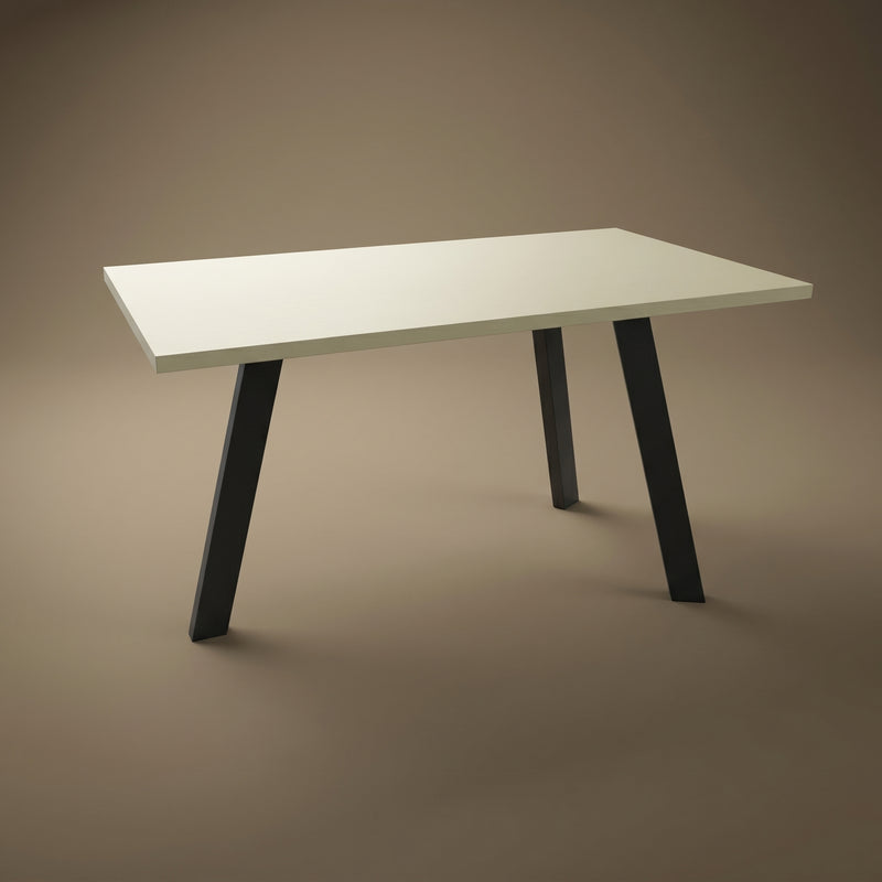 Melamine eettafel Lichen Green - Recht - Trias onderstel