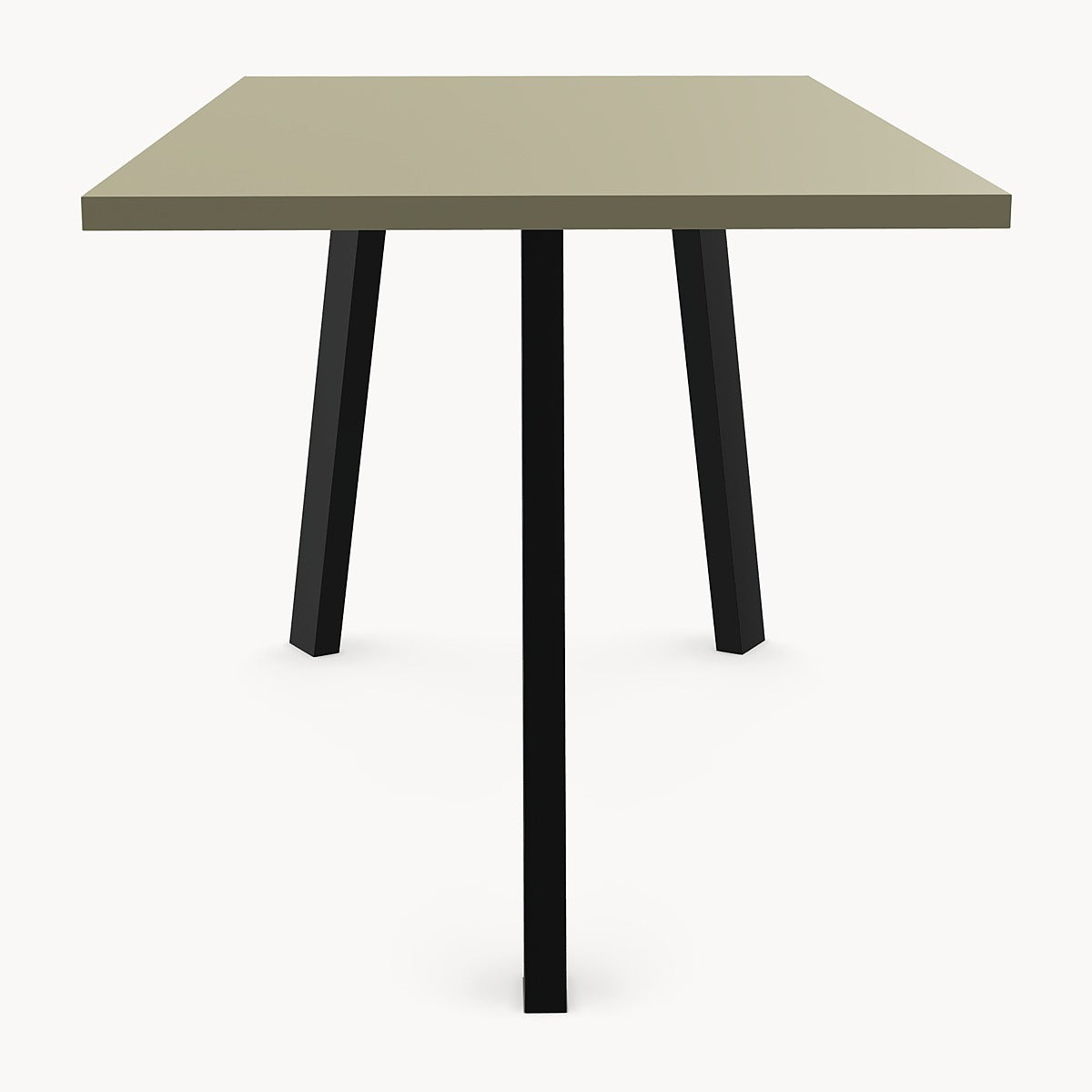Melamine eettafel Lichen Green - Recht - Trias onderstel