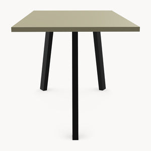 Melamine eettafel Lichen Green - Recht - Trias onderstel