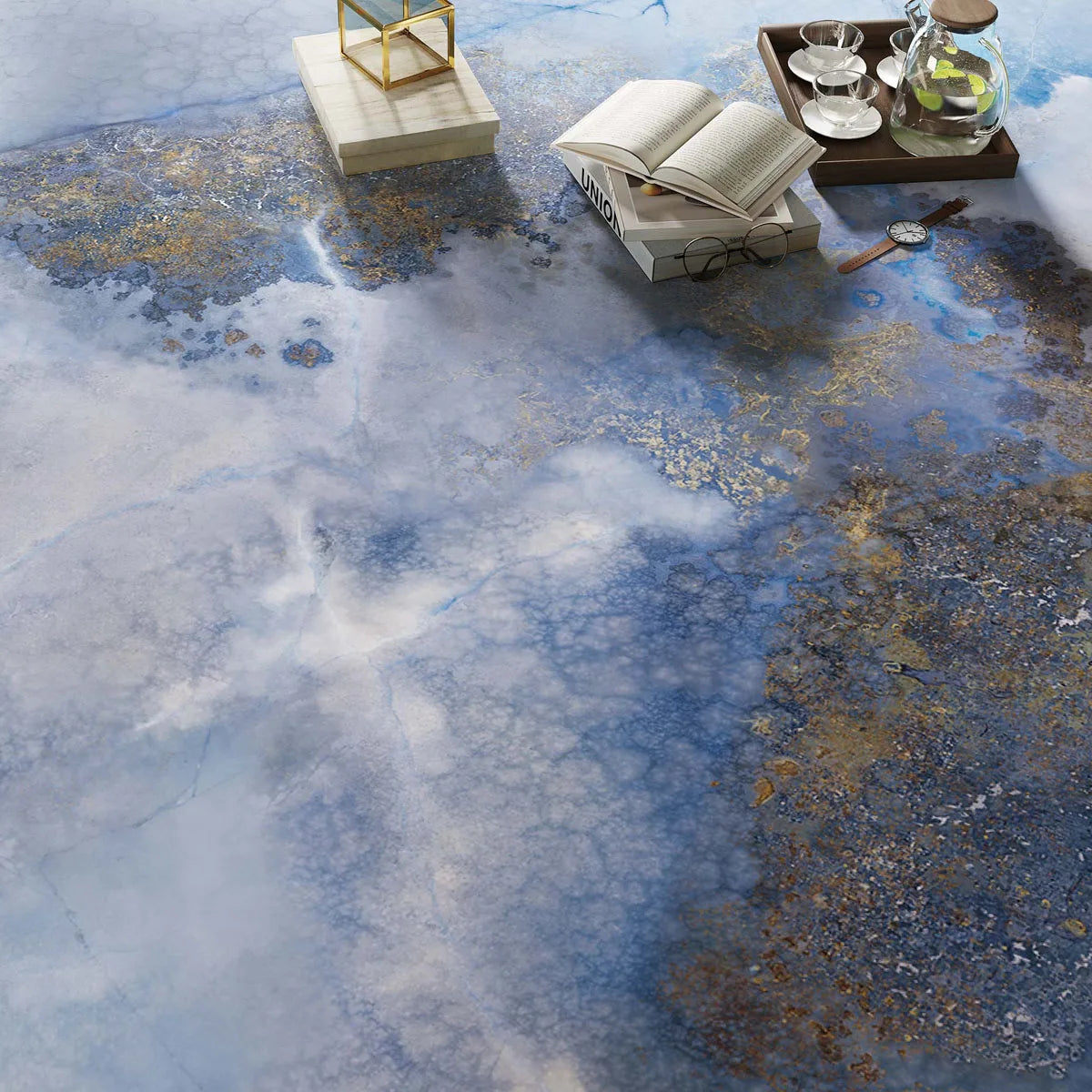 Keramiek  eettafel Thunderstorm - Kiezel A - Sol double sfeerbeeld 7 - Industrial Home