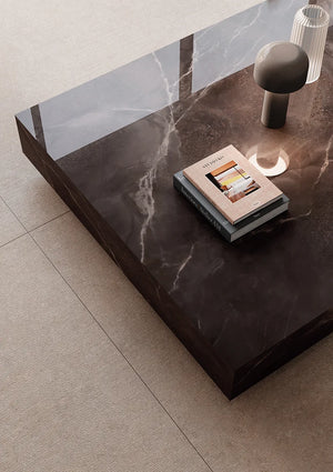 Keramiek Andromeda eettafel - Rond - Matrix light sfeerbeeld 2 - Industrial Home