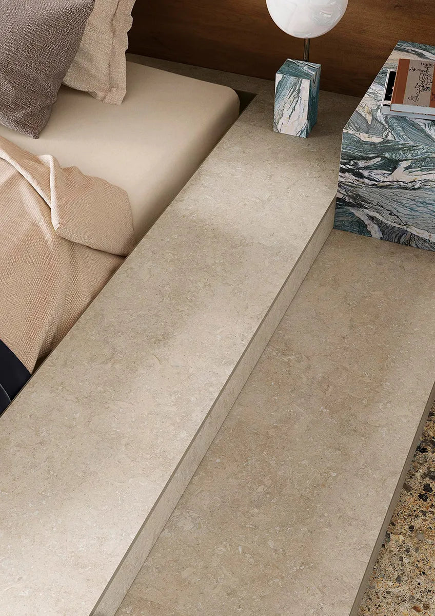 Keramische tafel Paladium Ivory - Deens Ovaal - Trias sfeerbeeld 4 - Industrial Home