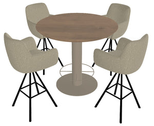 Ronde bartafel 915-1012 sfeerbeeld 2 - Industrial Home