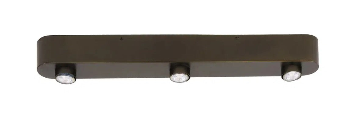 Plafondlamp Bar 3-lichts / Sienna bruin