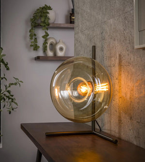 Tafellamp Soll 1-lichts / Amber glas - Industrial Home