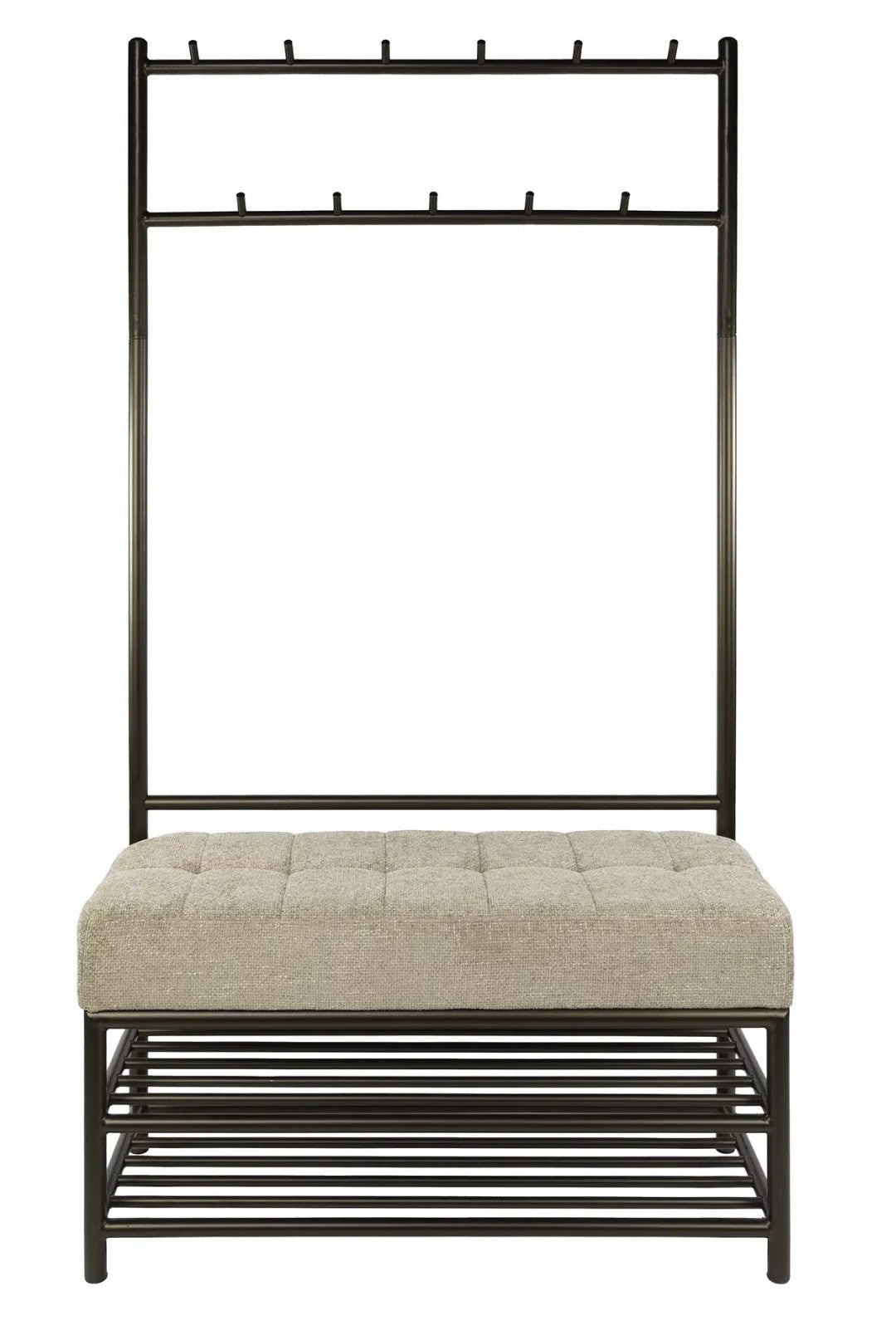Garderobebank Luno 100cm / Drift brown sfeerbeeld 4 - Industrial Home