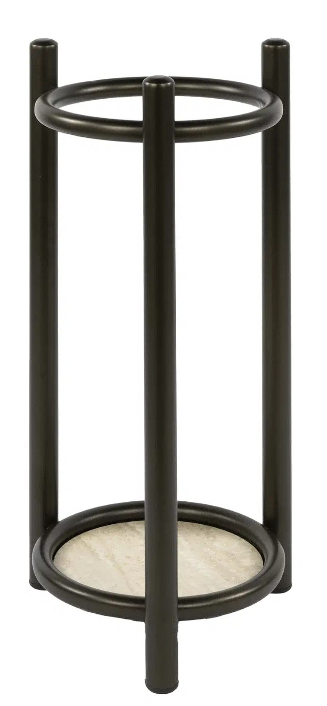 Paraplubak Luno rond / Drift brown sfeerbeeld 4 - Industrial Home