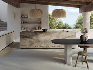 Keramische eettafel Silver Root Grey- Recht Rond - Wall eiken - Japandi sfeerbeeld 4 - Industrial Home