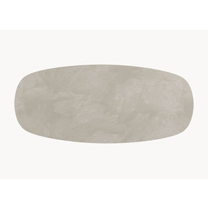 HPL eettafel Stonehaze Ivory - Deens Ovaal Recht - Matrix onderstel - foto 7