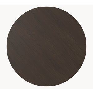 Melamine eettafel Casella Oak Chestnut Brown  - Rond - Matrix metaal — afbeelding 4 | Industrial Home