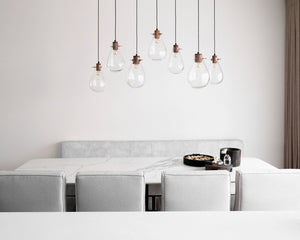 Keramische tafel Calacatta Glory - Recht Rond - T onderstel sfeerbeeld 2 - Industrial Home