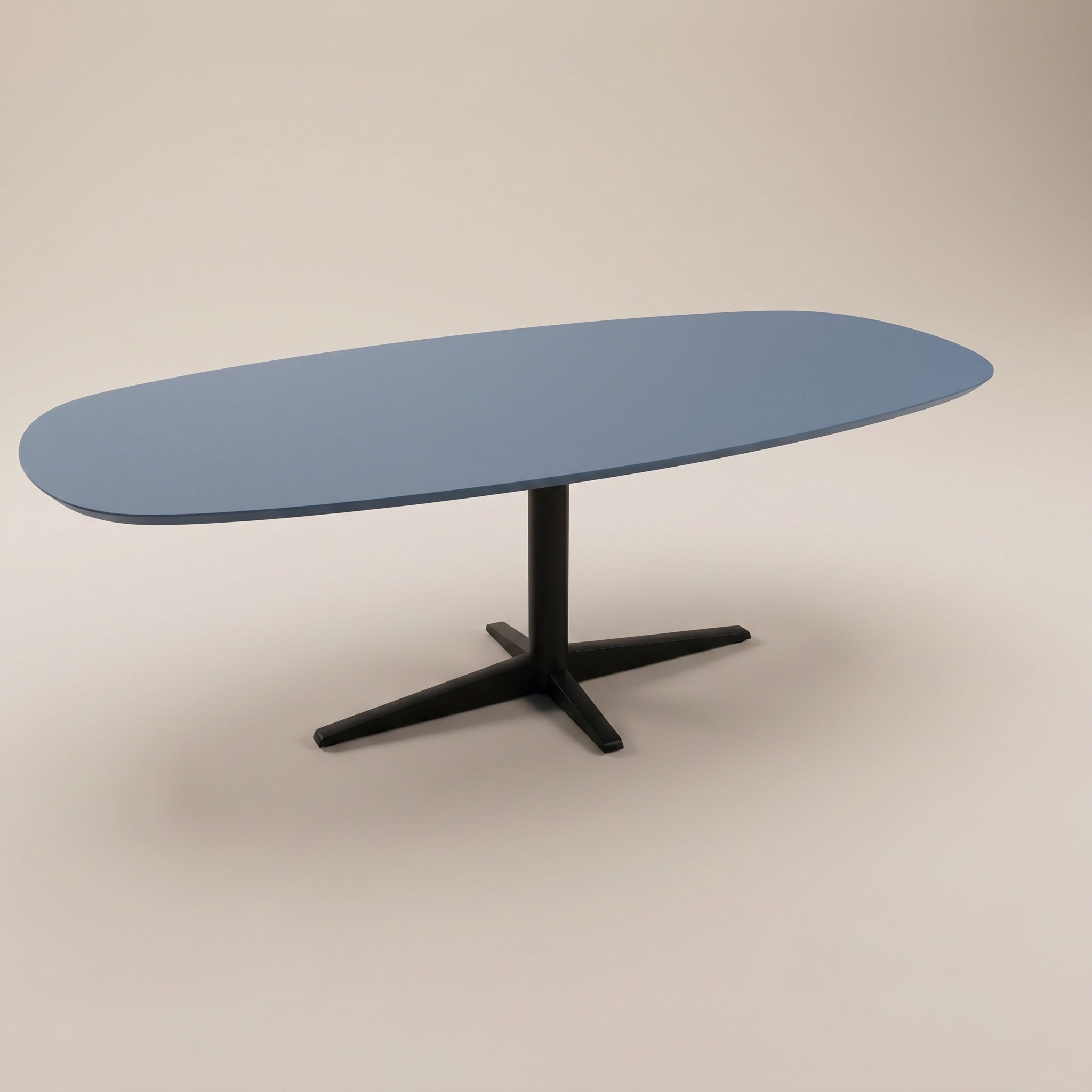 Fenix Azzurro Naxos Esstisch – Dänisches Recht – Quattro Gestell