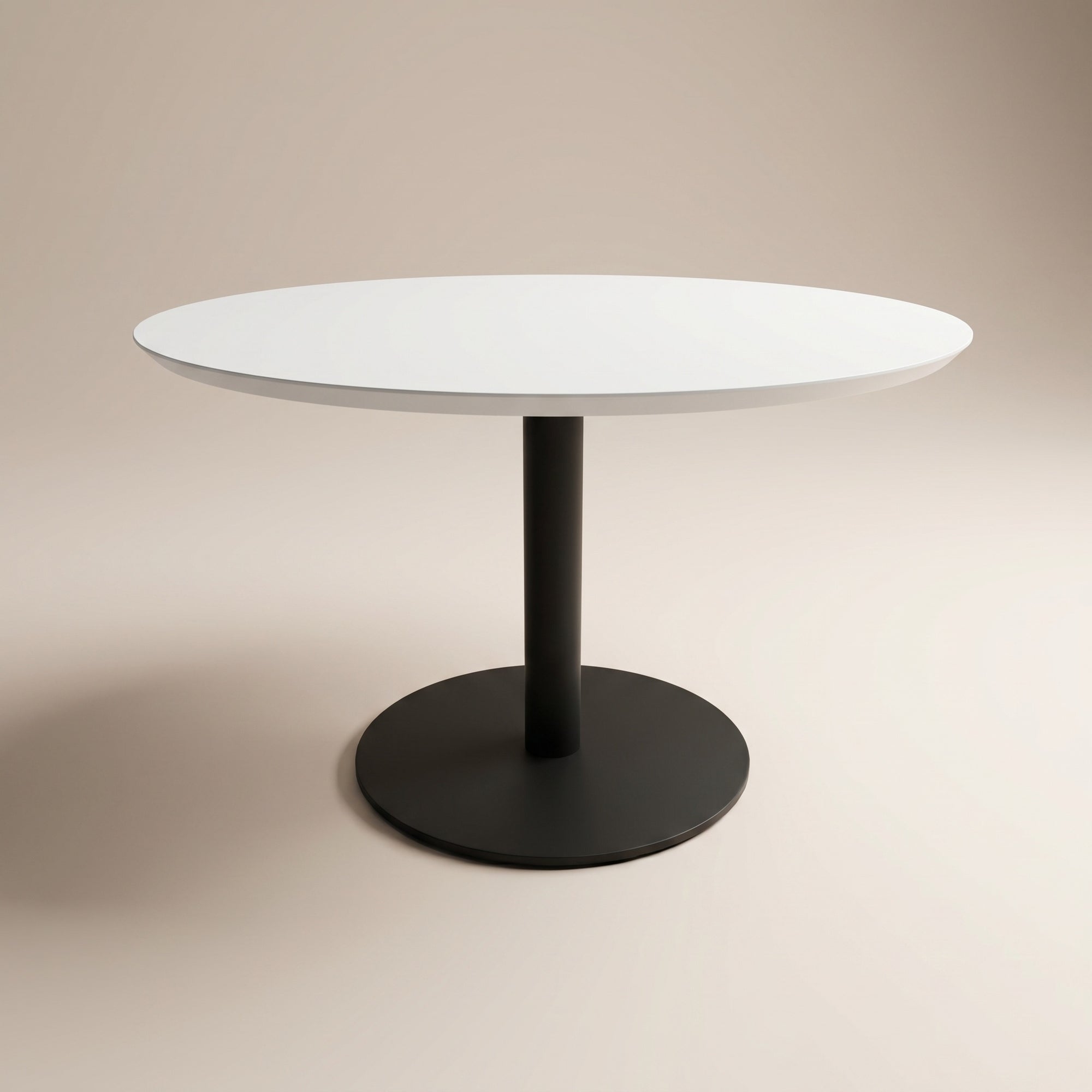 HPL eettafel Frozen Blue - Rond - Sol D10 metaal | Industrial Home