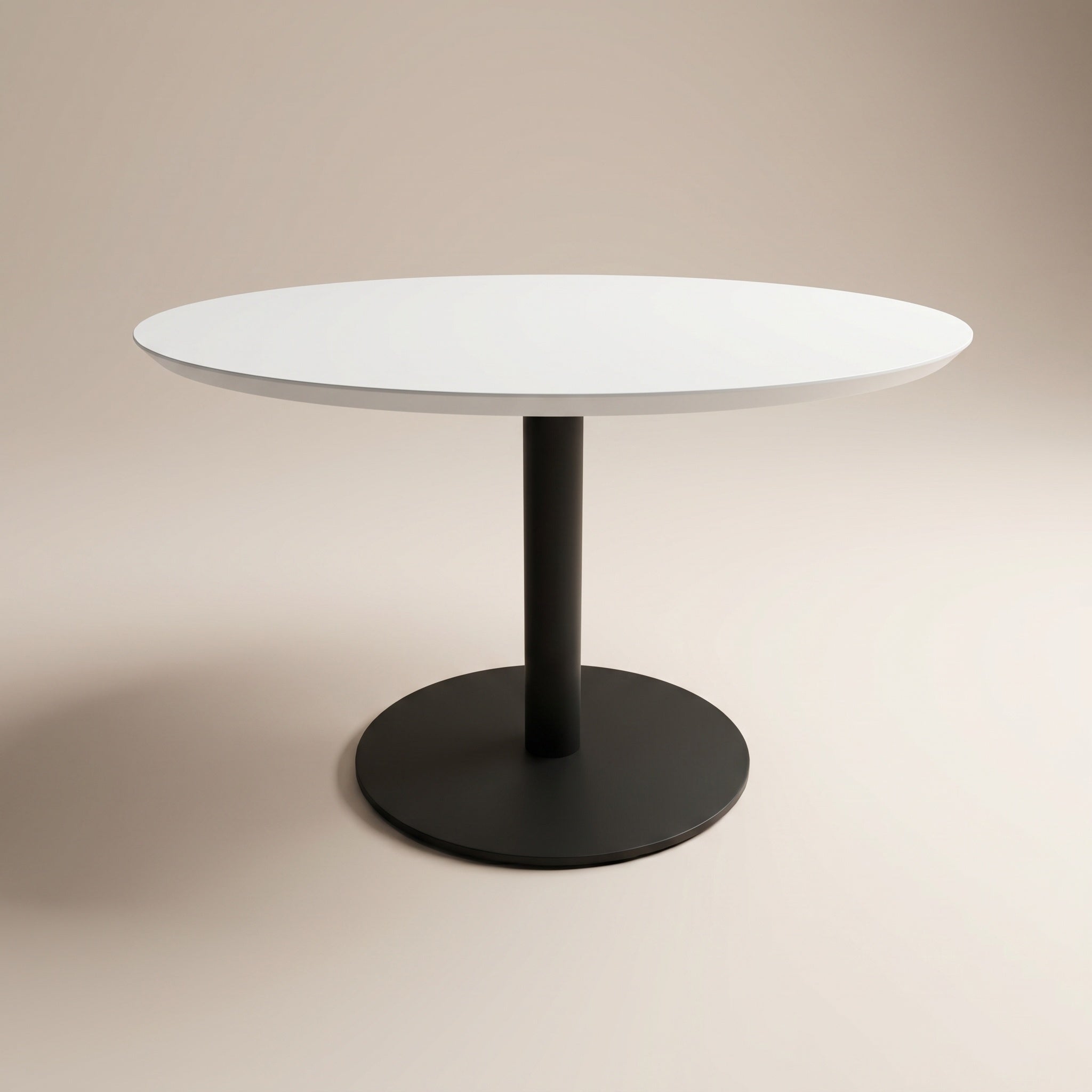 HPL eettafel Frozen Blue - Rond - Sol D10 metaal | Industrial Home