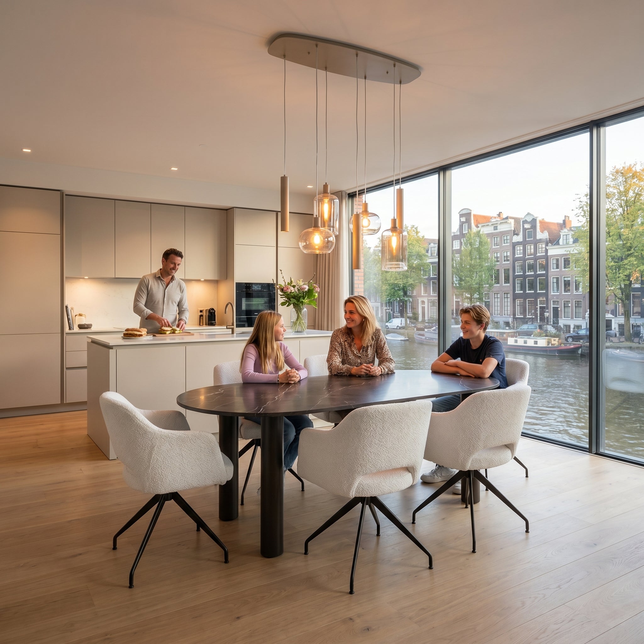 Hängeleuchte Serene 4+3L