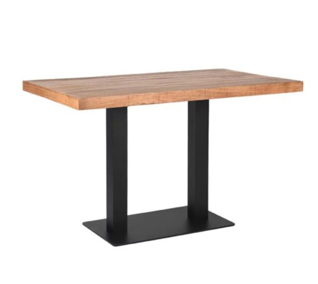 Restauranttafel Rechthoekig Straight Edge 120 Cm Mango