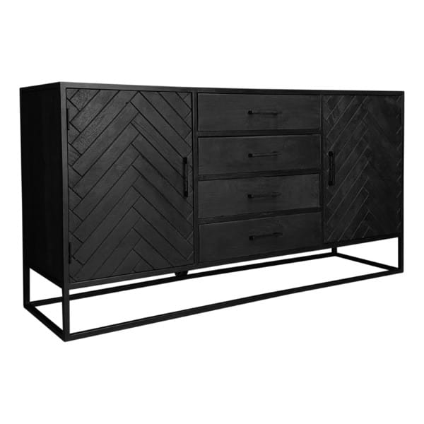 Mangohouten Dressoir 165 X75x45 Cm 8211 Bestel Nu Voor Levering In Week 6